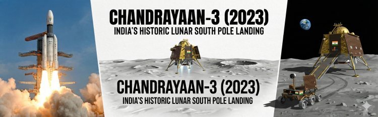 Chandrayaan-3 (2023): India's Historic Lunar South Pole Landing